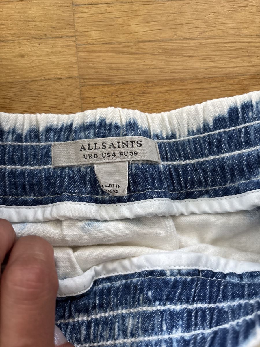 Allsaints Camicette: Allsaints Jeans-Bluse kurz – Nuovo e nell'imballaggio originale da Sisseln AG venduto da Gommibaerli87 1
