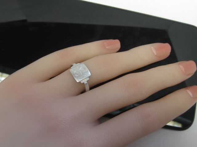 Anelli: Antik Silber Ring  Monogramm MJ / JM  Gr. 56 – Usato da Ermatingen venduto da Decovin 2