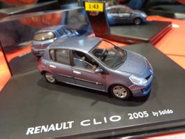 Renault Clio  1-43 (mit Box) Solido  (A2)