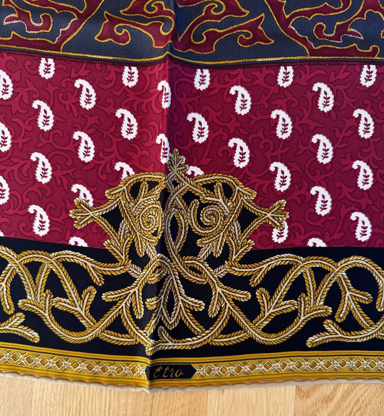 Etro Foulard & Sciarpe: Etro Seidentuch "Intarsi d'Oriente" – Usato da Zuerich venduto da muzuto 2