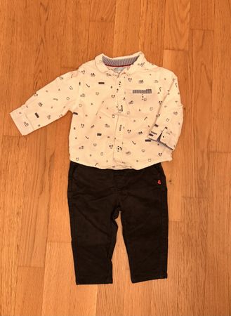 Ensemble chemise et pantalon bébé garçon