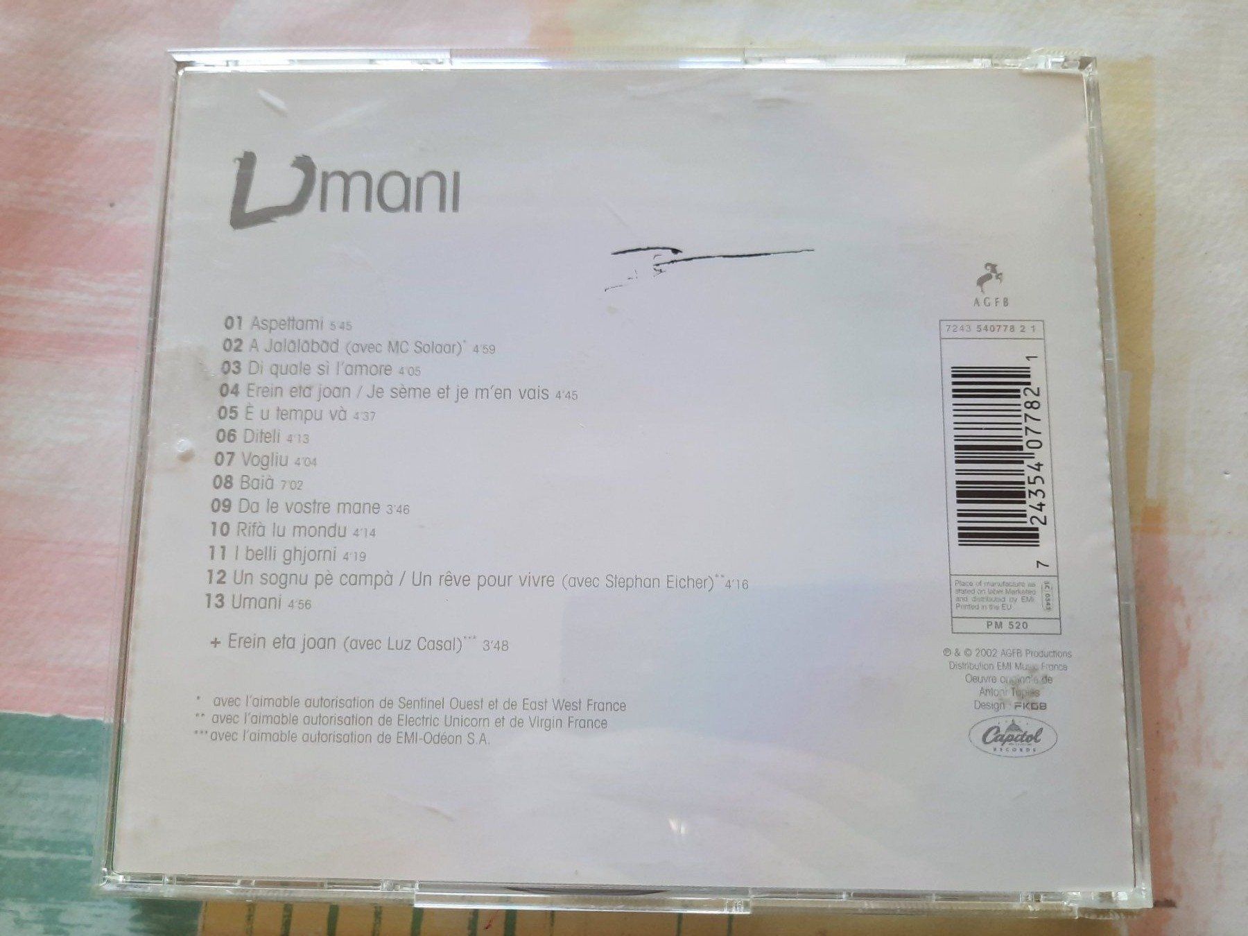 CDs: CD I Muvrini - Umani – Gebraucht aus Pully von bro_n52j 4