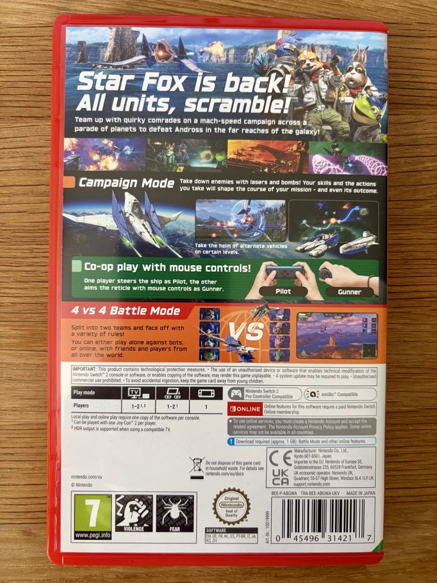 Nintendo Spiele: Star Fox – Gebraucht aus Basel von Konix 1