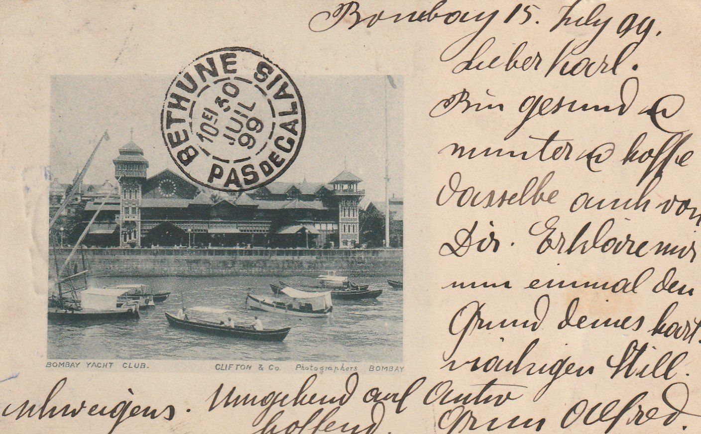 Cartes postales: Indien kleine Ak Bombay – D'occasion à Rorschacherberg par fratovi2 1