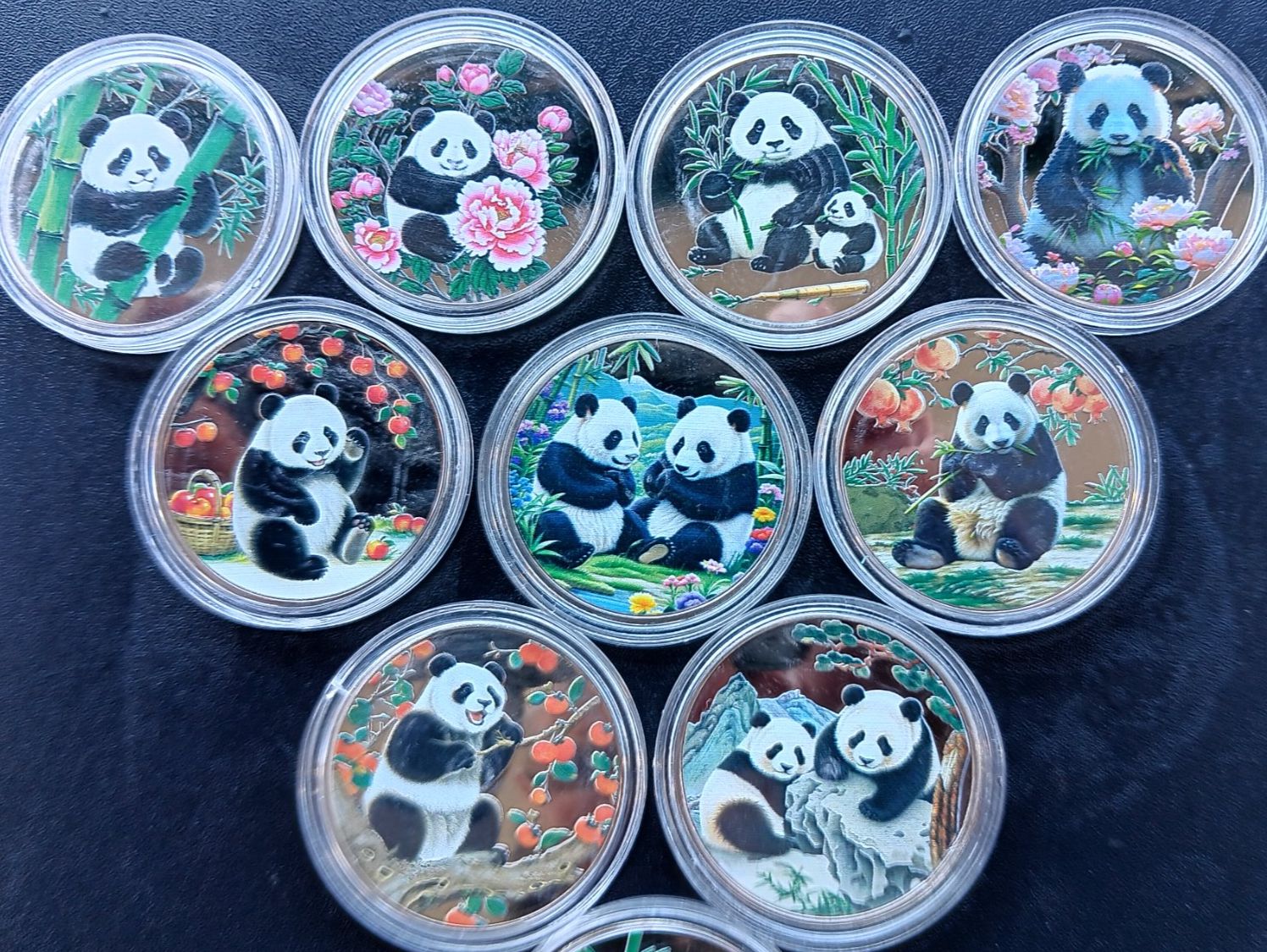 Tutti le monete: RÉPLIQUE--10 pièces de monnaie panda géant-- RÉPLIQUE – Nuovo e nell'imballaggio originale da pully venduto da gringoloko 2