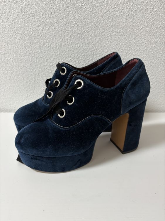 Marc Jacobs Kiki en daim bleu marine t 37 et demi (D #39 occasion) à