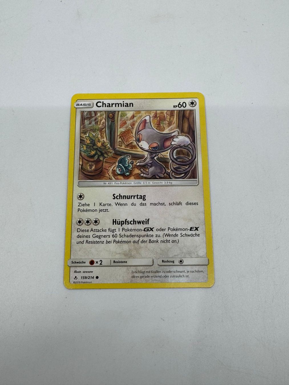Pokémon Sammelbilder & Trading cards: Pokemon-Karte Charmian 159/214 – Gebraucht aus Herisau von Seyashop1