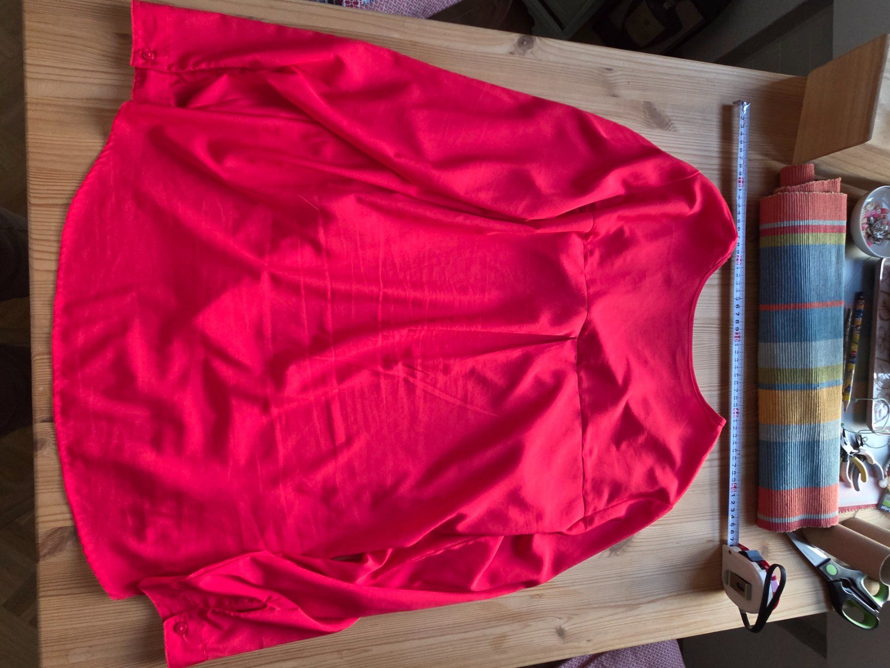 C&A Camicette: rote Bluse, XL, 46, Polyester – Usato da Liestal venduto da ITOlio 4