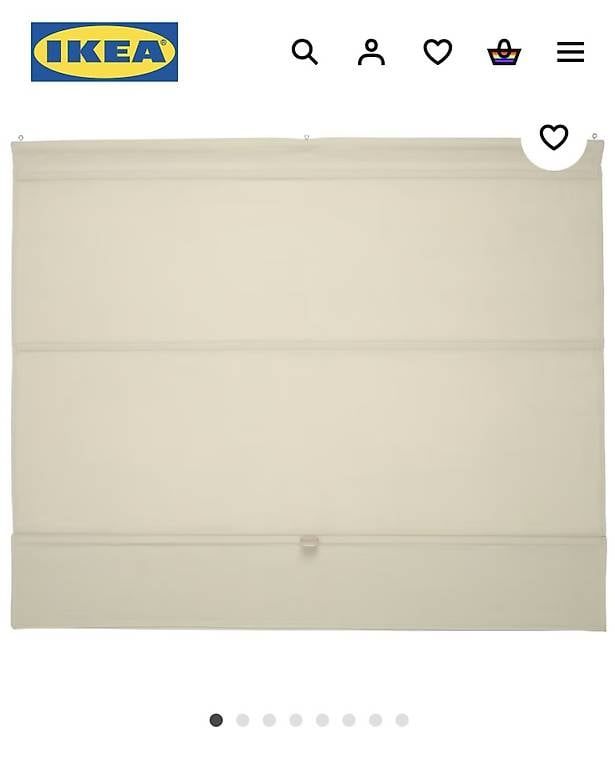 Ikea Tende: 2 x Ikea Rollo Ringblomma 120x160 – Usato da Zürich venduto da mceee