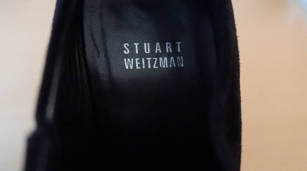 Stuart Weitzman Scarpe da donna: Ancleboot Stuart Weitzmann 37,5 schwarz Wildleder - Top – Usato da Langendorf venduto da winterjasmin 2