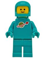 LEGO Minifigur Classic Space türkis aus Set 21358