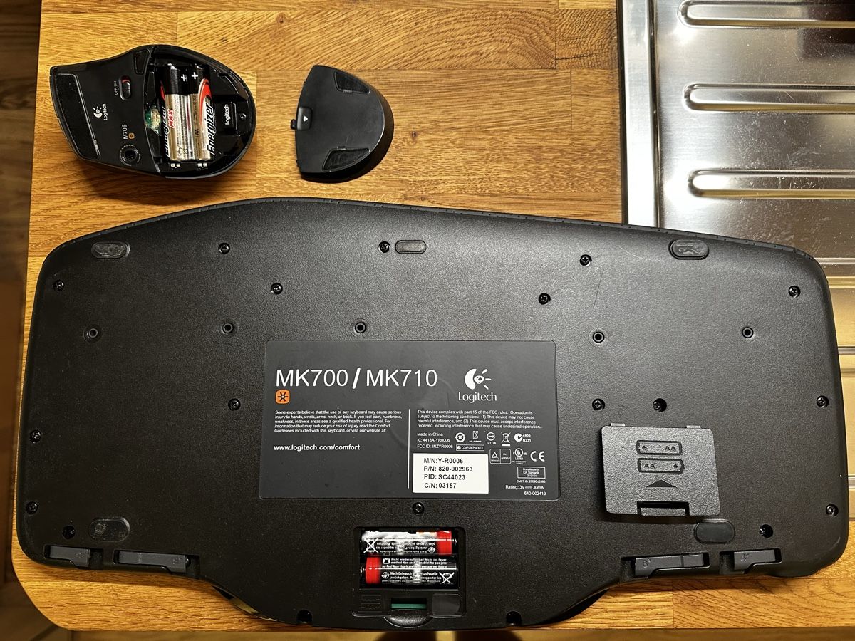 Logitech Tastaturen: Logitech MK700/MK170 keyboard & M705 mouse – Gebraucht aus Verbier von ap2_5pp2 1