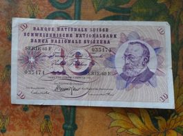 SUISSE  10  Francs  1970  (5474)  Billet