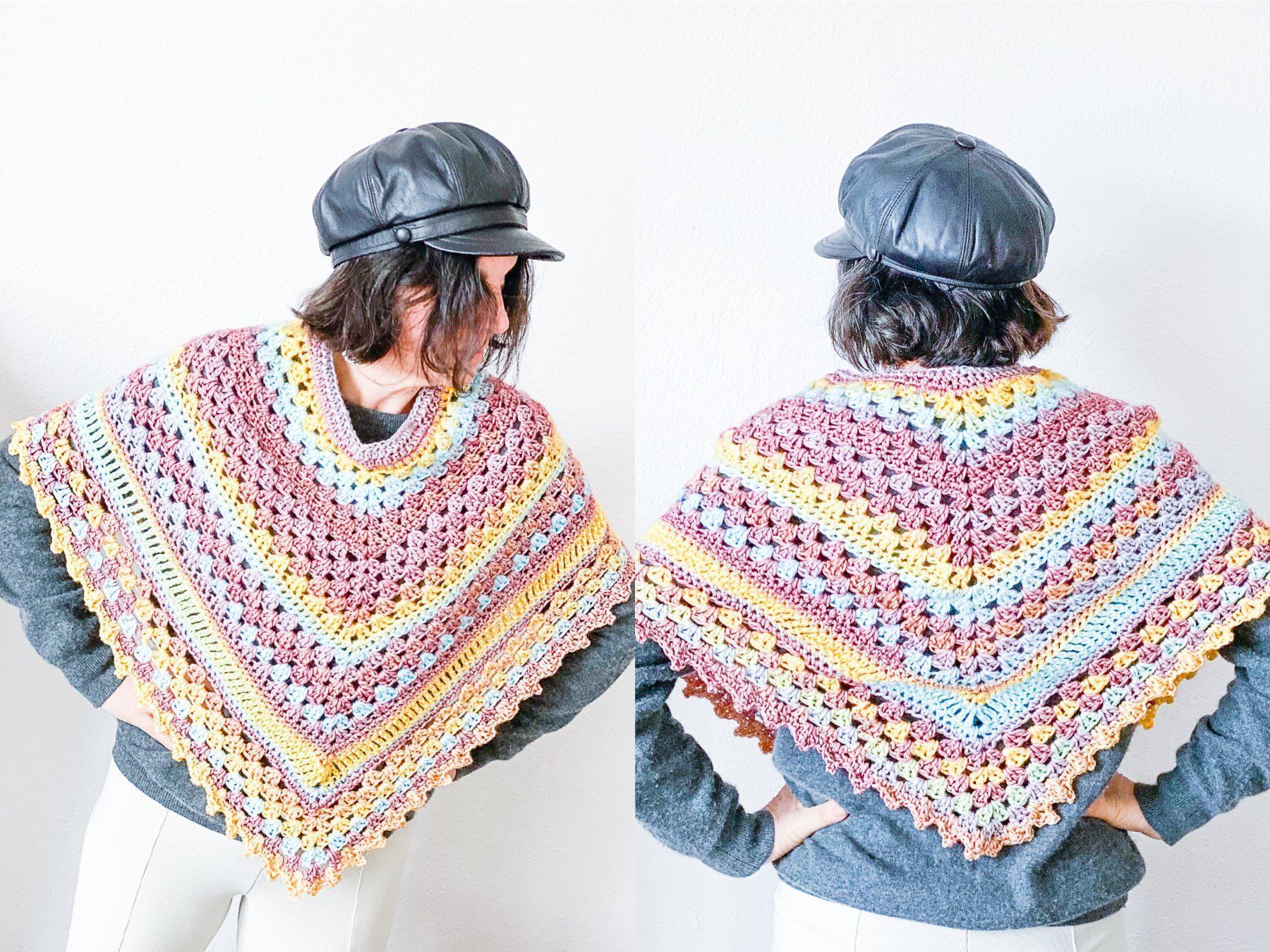 Altro in Moda donna: Poncho donna boho hippy uncinetto – Nuovo e nell'imballaggio originale da Carabbia venduto da katiamandelli 6