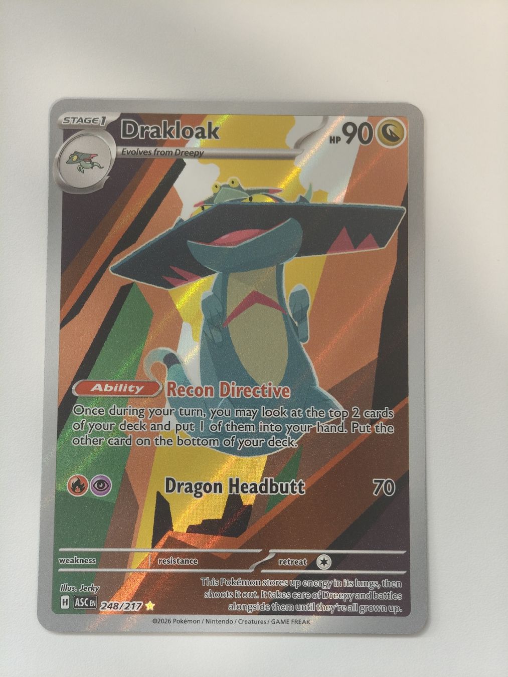 Pokémon Carte collezionabili: Drakloak 248/217 EN – Nuovo (secondo la descrizione) da Therwil venduto da Cordachu_Trade
