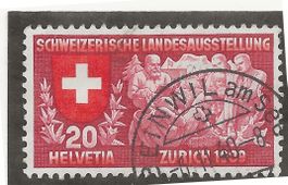 BEINWIL AM SEE  06.02.40 auf Zu#220 Mi#336 Vollst. [12A6]