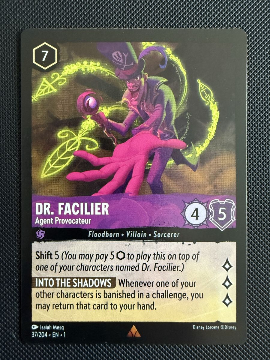 Disney Carte collezionabili: Dr. Facilier - Agent Provocateur – Nuovo (secondo la descrizione) da Allenwinden venduto da nam_1988