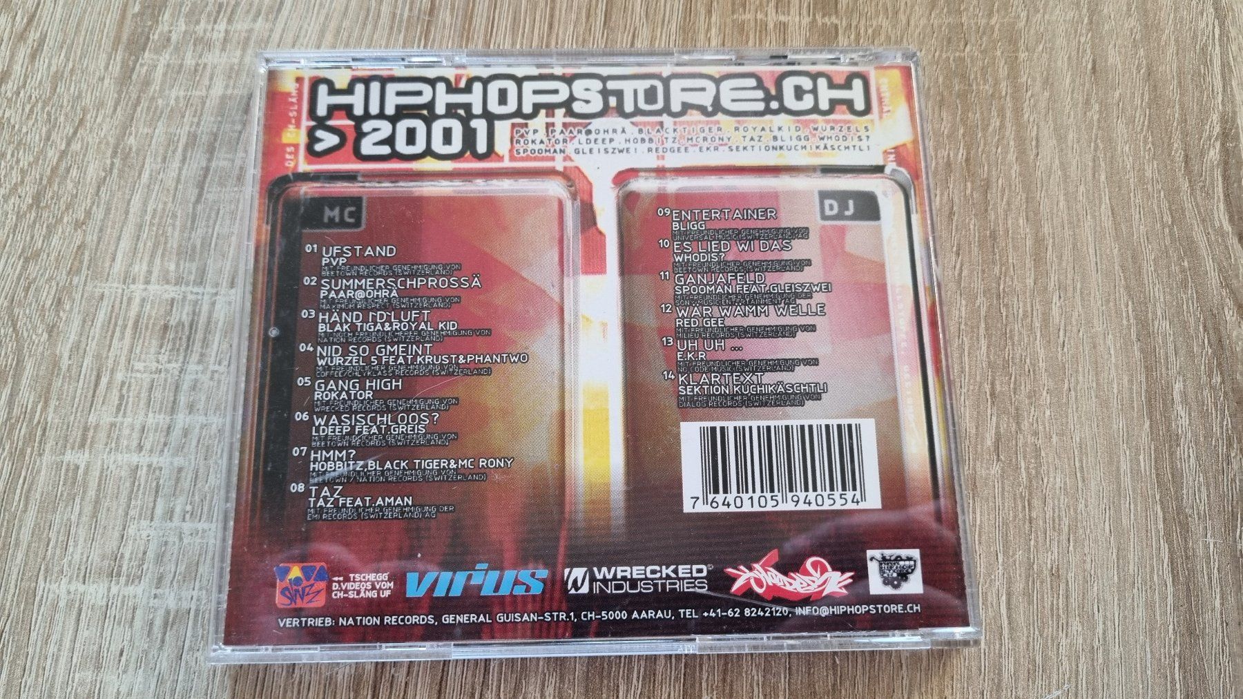 CDs: Hiphopstore.ch 2001 – Gebraucht aus Hagenbuch ZH von lecterr55 2