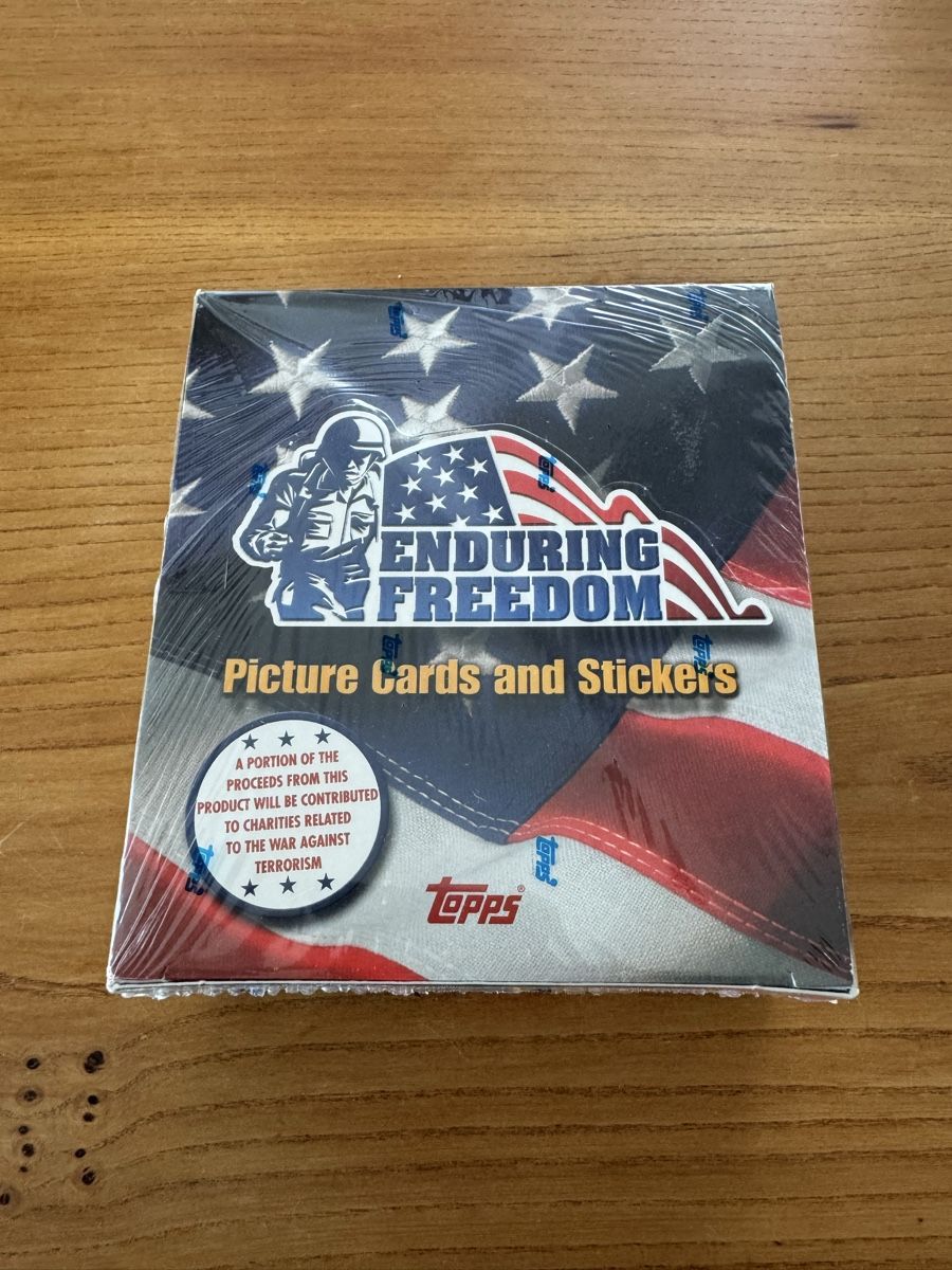 Topps Sammelbilder & Trading cards: TOPPS Enduring Freedom Box 2001 – Neu und originalverpackt aus Altendorf von fivep