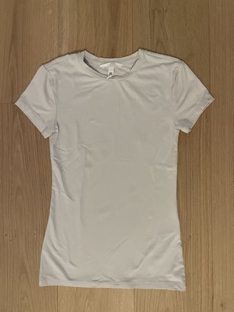Weisses Basic T-shirt/Top von H&M, Grösse XS
