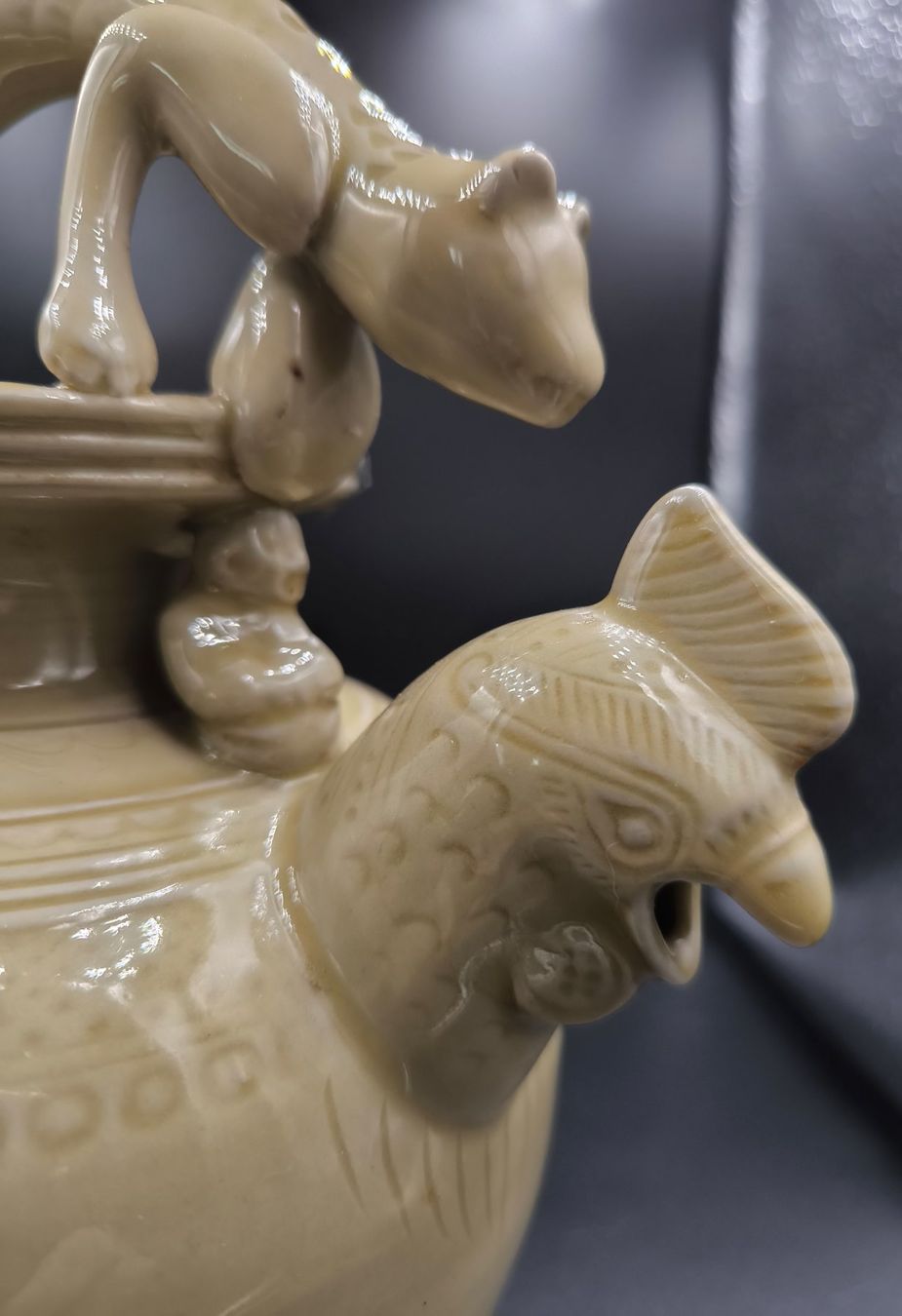 Théières: Chinesische Celadon-Drachen-Teekanne – D'occasion à Rorschacherberg par snOOpydOg11 5