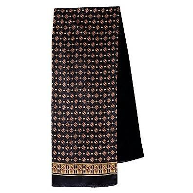 Élégant Foulard Homme en Soie et Laine