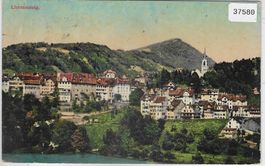 Lichtensteig - Generalansicht - Litho