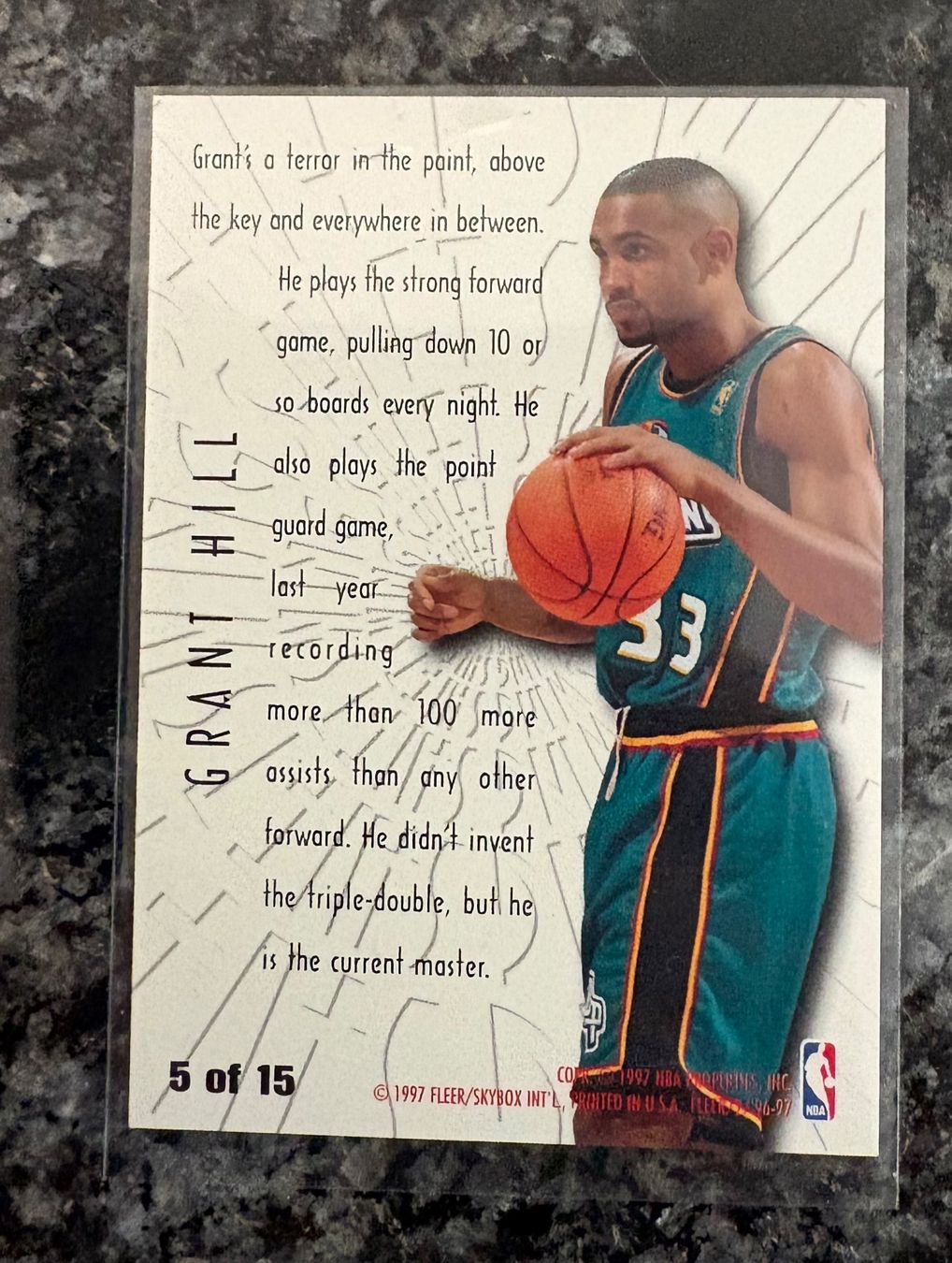 Nba Carte collezionabili: NBA Grant Hill Fleer Swing Shift Card – Nuovo (secondo la descrizione) da Muttenz venduto da joba23 1