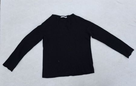 Stylischer Schwarzer Pullover Zara Knit Grösse L