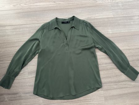 HALLHUBER Bluse olive Gr. 40