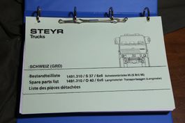 Steyer S 3 / O 40 6x6, Armee LKW Bestandteilliste Langmatw