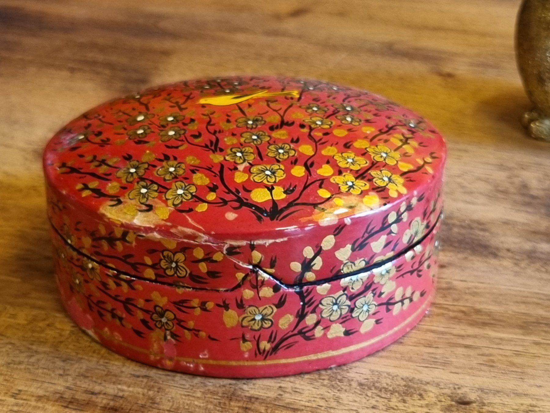 Sottobicchieri: Vintage Kashmir Untersetzer mit Box – Usato da Scharnachtal venduto da devin03 2