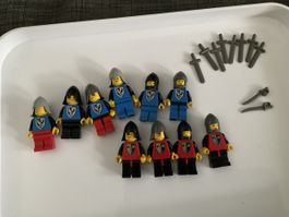 Lego Vintage Ritter x 10 inkl 1 rar(verkehrter druck)