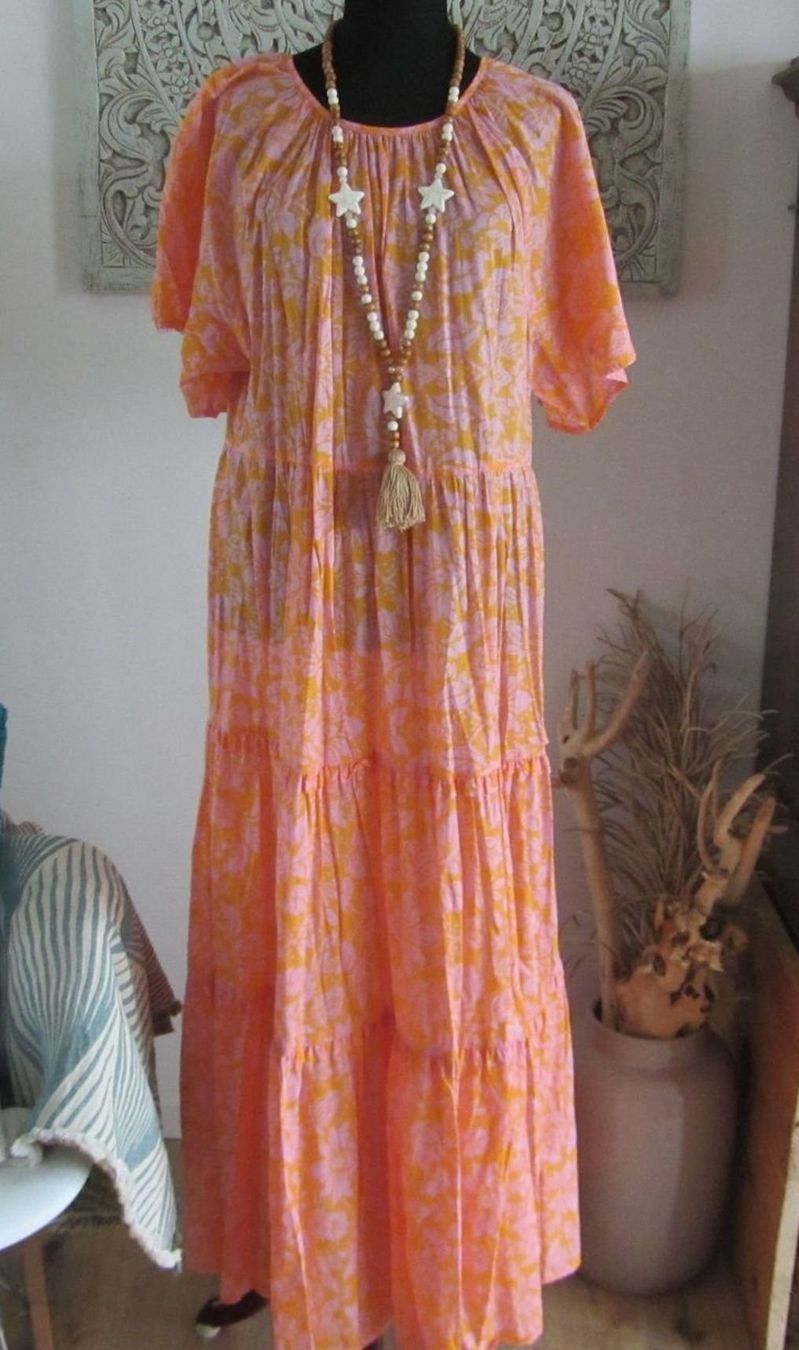 C&A Vestiti: Sommerkleid/Maxikleid, Gr.42, Baumwolle – Usato da Luzern venduto da Tavolna 1