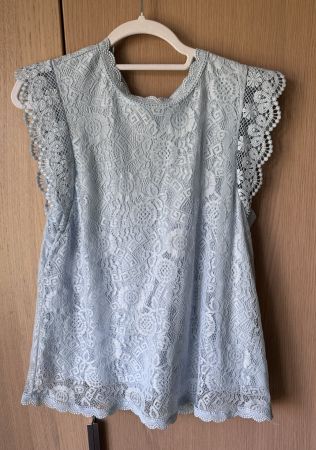 Top hellblau / Pieces / Gr. L