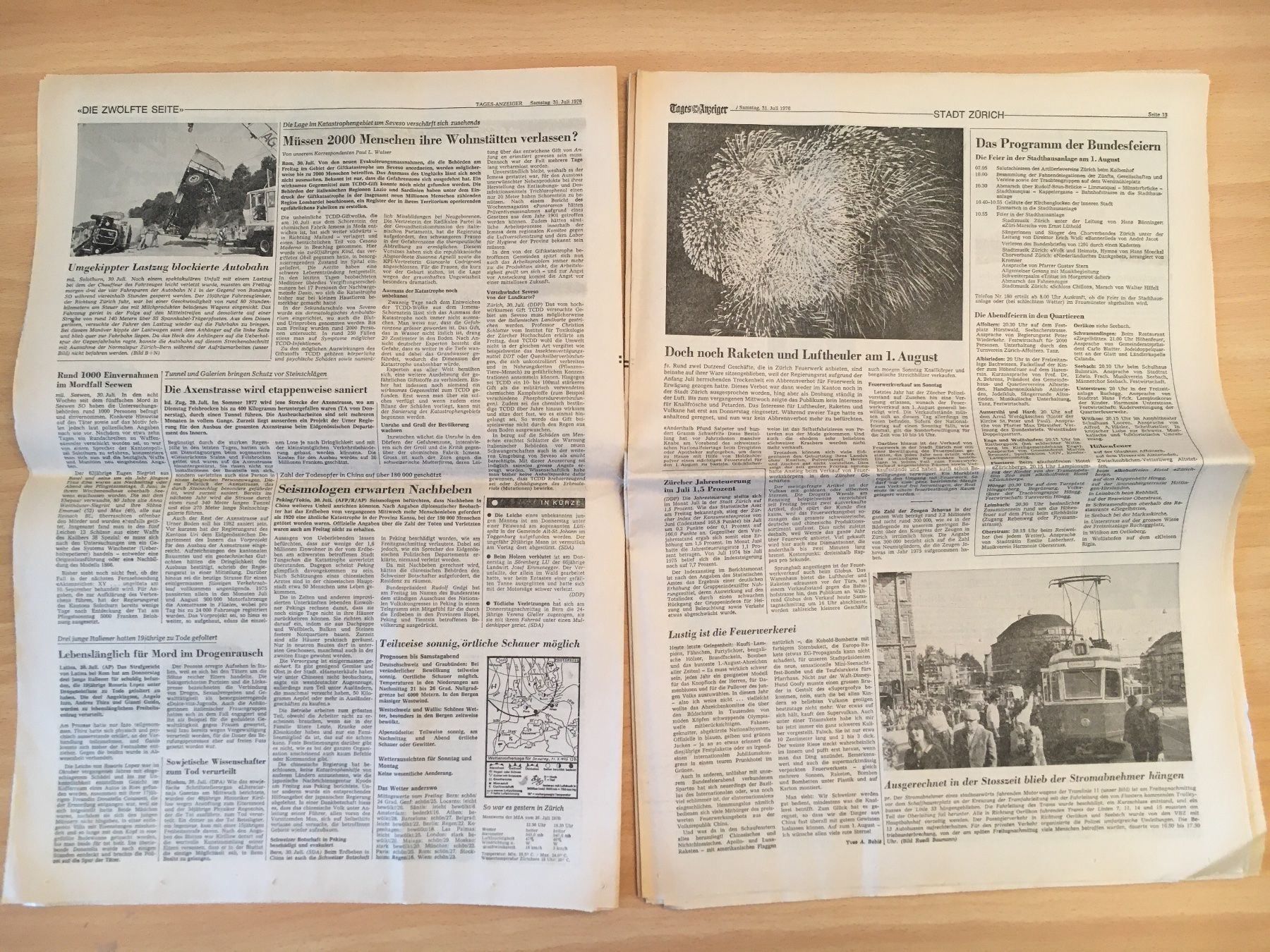 Zeitschriften & Magazine: Tagesanzeiger vom 31. Juli 1976 – Gebraucht aus Luzern von Jiggy_8898 4