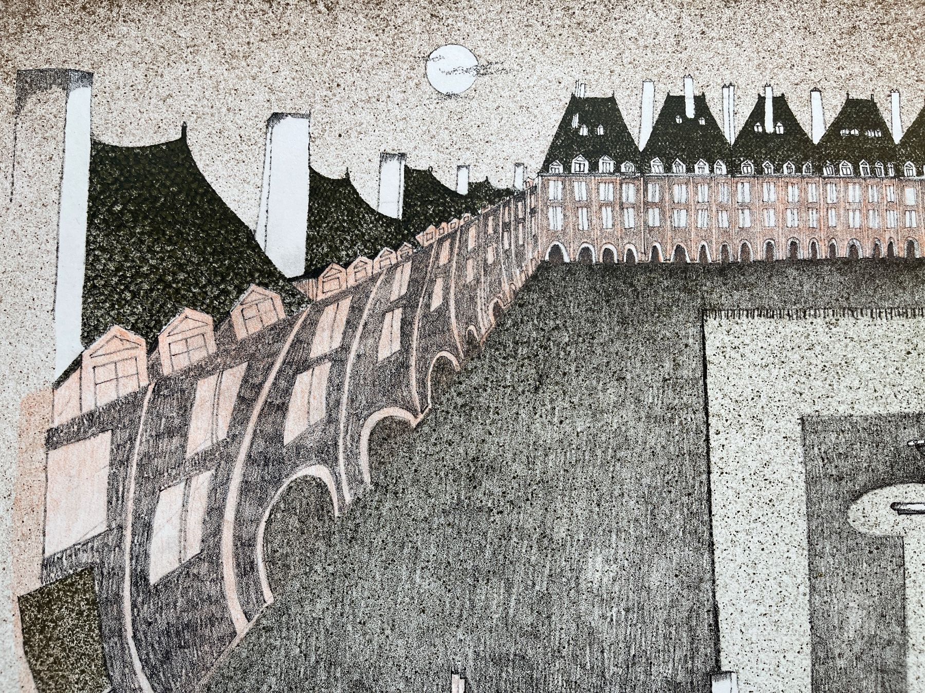 Grafica & Litografie: Offset - Lithografie von OSSI CZINNER    (ID B5701) – Usato da Gelterfingen venduto da art-and-more 2