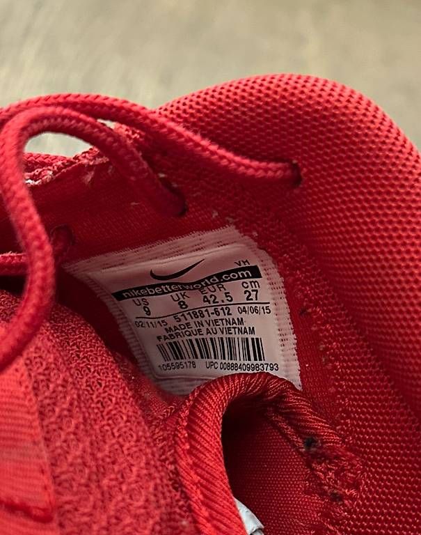 Nike Scarpe da uomo: Nike Sneaker rot – Usato da Ried b. Kerzers venduto da MADRIDISTA_CM 1