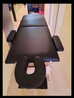 Massagetisch 2-teilig klappbar mit Laken