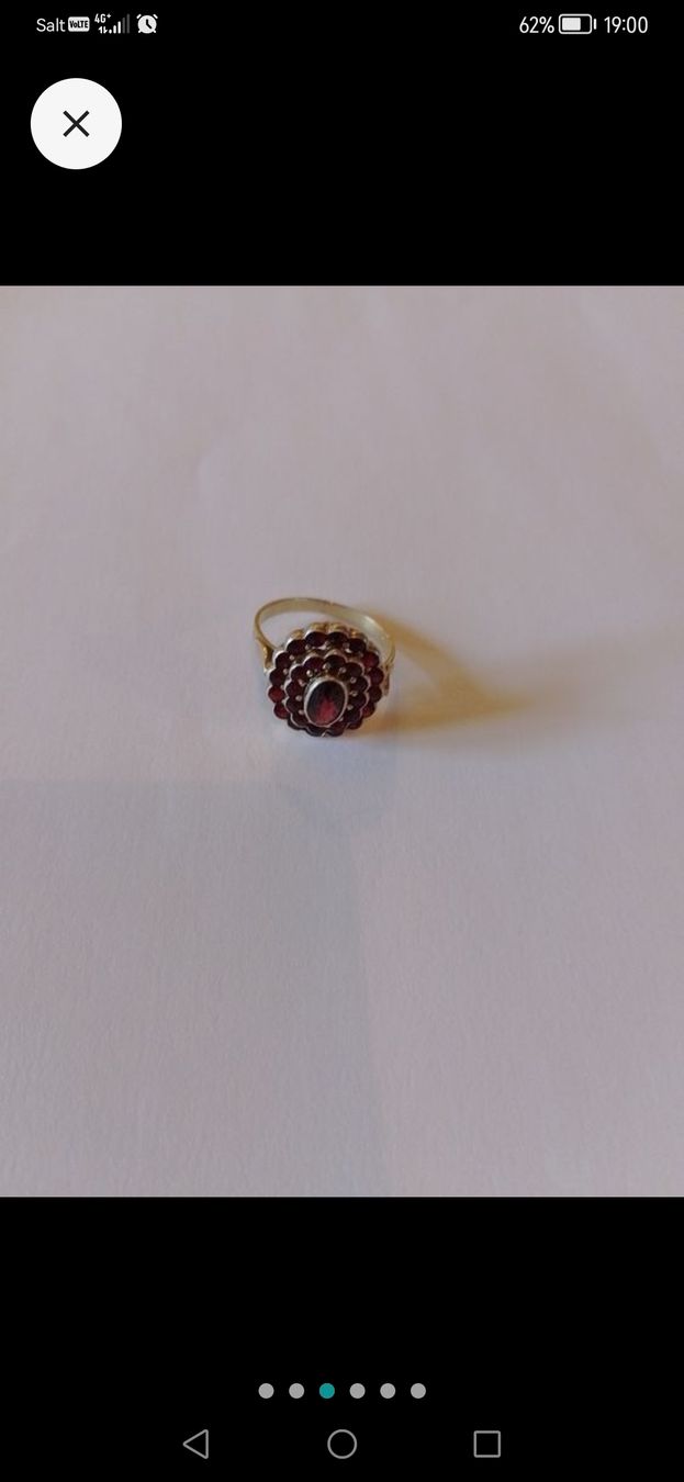 Anelli: Ring mit Granat-Stein – Nuovo (secondo la descrizione) da Killwangen venduto da hua_c2df 2