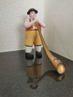 Handbemalter Alphornbläser (Design Caio für J. Lüber AG)