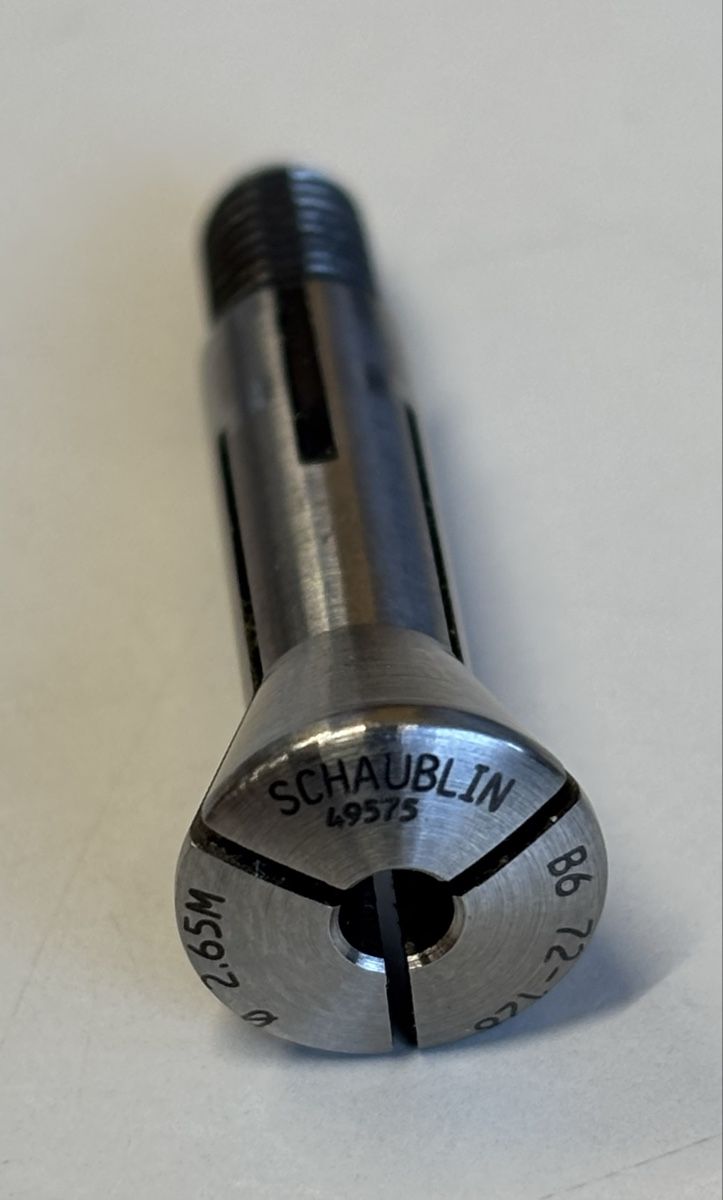Schaublin Tutti gli attrezzi: Spannzange Schaublin B6 Durchmesser 2,65mm – Usato da Aeschi b. Spiez venduto da zungu71 1