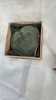 Piattino in ceramica verde (nuovo)