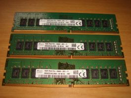 1 stück 16gb ddr4 2666 RAM für Computer. Getestet.