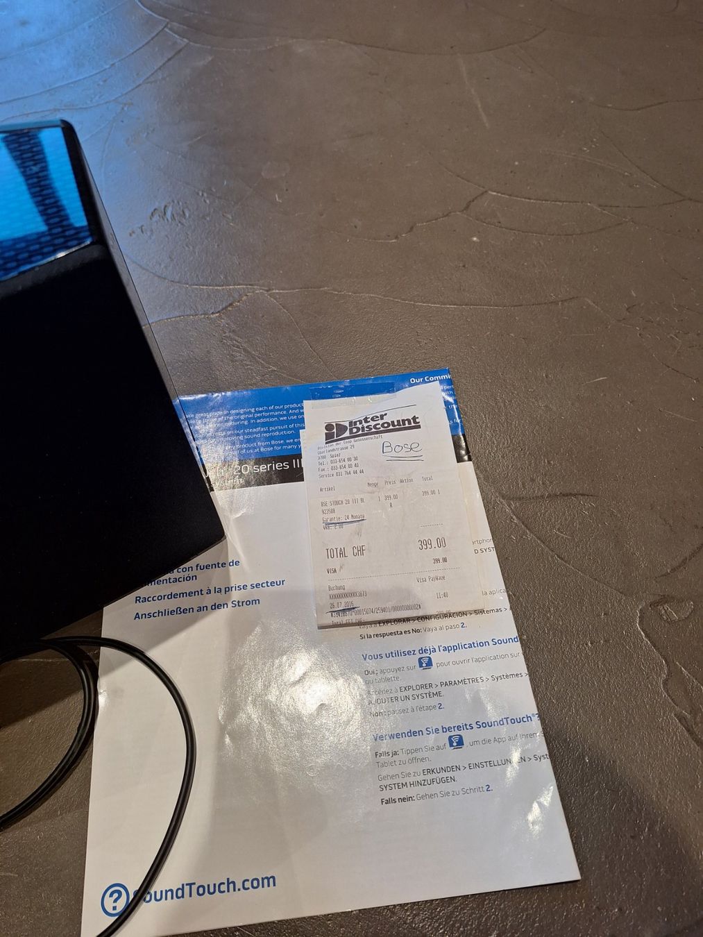 Bose Radios: Bose Sound Touch – Gebraucht aus Erlenbach i. S. von b.ogi85 3