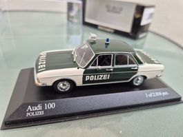 Audi 100 Polizei Minichamps 1:43