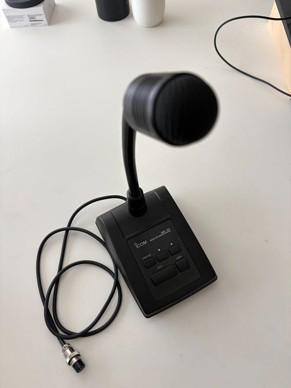 Funktechnik: ICOM SM-50 Desktop Microphone – Gebraucht aus Ascona von vermentino