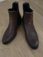 Braune Leder Stiefeletten Gr. 36