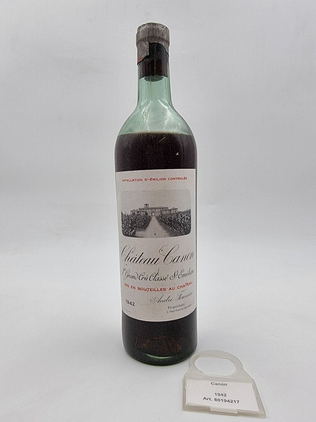 Vino: 1922 Château Canon AC MC – Nuovo (secondo la descrizione) da Dübendorf venduto da Gastrovin