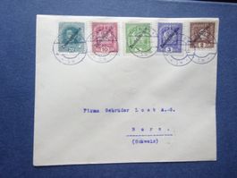 1919 Deutschösterreich Satzbrief sauber gestempelt